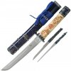 Art Gladius Dekorativní tanto Art Gladius Date – sada s Kogai a Kogatana, klan Date Art Gladius Dekorativní tanto Art Gladius Date – sada s Kogai a Kogatana, klan Date