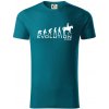 Evolúcia Ride horse - Tričko z organickej bavlny - L ( Petrolejová ) Evolúcia Ride horse - Tričko z organickej bavlny - L ( Petrolejová )