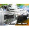 Deflektory na Mazda 3 II hatchback, 5-dverová (+zadné), r.v.: 2009-2013 Deflektory na Mazda 3 II hatchback, 5-dverová (+zadné), r.v.: 2009-2013