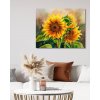 ZUTY Obrazy na stenu - Slnečnice na lúke Rámovanie: vypnuté plátno na rám, Rozmer: 80x100 cm ZUTY Obrazy na stenu - Slnečnice na lúke Rámovanie: vypnuté plátno na rám, Rozmer: 80x100 cm