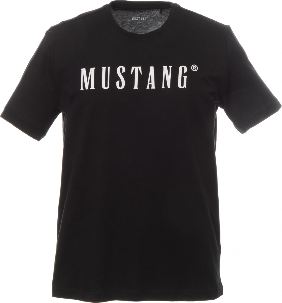 Mustang Alex C Logo pánske tričko čierne