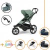 Set 7v1 Thule Urban Glide 3 Mist green s magnetickou sponou + madlo + vanička Mid blue + JOMK príslušenstvo Set 7v1 Thule Urban Glide 3 Mist green s magnetickou sponou + madlo + vanička Mid blue + JOMK príslušenstvo