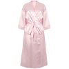 Towel City dámský saténový župan Svetloružová