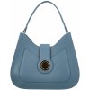 Dámska kožená kabelka cez plece džínsová modrá - Delami Vera Pelle Andaroi modrá Dámska kožená kabelka cez plece džínsová modrá - Delami Vera Pelle Andaroi modrá