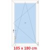 Soft Plastové okno 105x180 cm, otváravé a sklopné Soft Plastové okno 105x180 cm, otváravé a sklopné