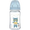 CANPOL BABIES Fľaša so širokým hrdlom Bonjour Paris 240 ml modrá CANPOL BABIES Fľaša so širokým hrdlom Bonjour Paris 240 ml modrá