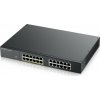 Zyxel GS1900-24EP 24-portový gigabitový inteligentný riadený PoE prepínač, 24x gigabitový RJ45 (12x PoE), rozpočet PoE 130W Zyxel GS1900-24EP 24-portový gigabitový inteligentný riadený PoE prepínač, 24x gigabitový RJ45 (12x PoE), rozpočet PoE 130W