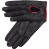 Špongr Pánske kožené vodičské rukavice GRANT čierne s červeným lemovaním Veľkosť: 8 1/2 Špongr Pánske kožené vodičské rukavice GRANT čierne s červeným lemovaním Veľkosť: 8 1/2