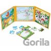 Bino Magnetické puzzle 3v1 farma