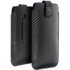 Puzdro vsuvka Apple iPhone 13/13 Pro Forcell Carbon čierne Puzdro vsuvka Apple iPhone 13/13 Pro Forcell Carbon čierne