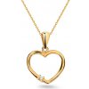 iZlato Forever Pôvabný diamantový náhrdelník so srdcom, 9K ALBR008HR iZlato Forever Pôvabný diamantový náhrdelník so srdcom, 9K ALBR008HR