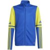 adidas Flísové mikiny Sq25 Tr Jkt Y Modrá adidas Flísové mikiny Sq25 Tr Jkt Y Modrá