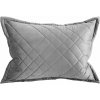 Eurofirany Dekoratívna bliečka na vankúš RIA 50x70cm sivá Zamat 50x70 cm Eurofirany Dekoratívna bliečka na vankúš RIA 50x70cm sivá Zamat 50x70 cm