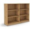 Wilsondo Nízky policový regál Malta 840 - dub artisan Wilsondo Nízky policový regál Malta 840 - dub artisan