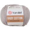 Pletacia priazda YarnArt BABY cotton 406 sivá Pletacia priazda YarnArt BABY cotton 406 sivá