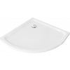 Mexen SLIM - Štvrťkruhová sprchová vanička 70x70x5cm + chrómový sifón, biela, 41107070 Mexen SLIM - Štvrťkruhová sprchová vanička 70x70x5cm + chrómový sifón, biela, 41107070