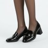 Elegantné lakované lodičky SOLLEA čierne Elegantné lakované lodičky SOLLEA čierne