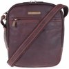 Sendi Design pánská kožená crossbody taška 1106 hnědá