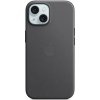Apple iPhone 15 FineWoven Case with MagSafe čierne MT393ZM/A Apple iPhone 15 FineWoven Case with MagSafe čierne MT393ZM/A