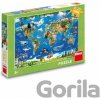 Dino Mapa zvierat 100 dielov Dino Mapa zvierat 100 dielov
