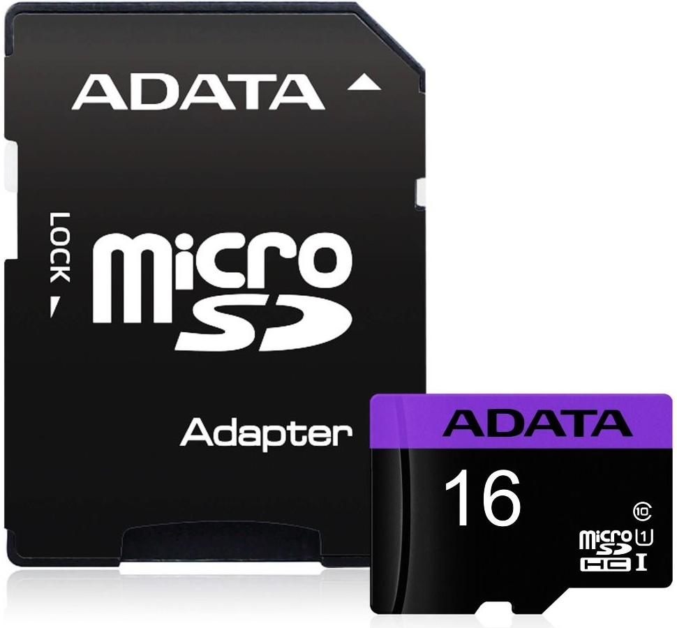 ADATA microSDHC 16GB UHS-I AUSDH16GUICL10-RA1