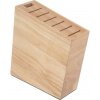 Stojan na nože z gumovníkového dreva – 23,5×7×23 cm Stojan na nože z gumovníkového dreva – 23,5×7×23 cm