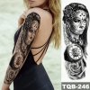 REBELULU Vodeodolné dočasné tetovačky pre ženy Dočasné tetovanie Roses Clown Watch Woman face Cross Woman Body Art Arm Fake Tattoo Men Women REBELULU Vodeodolné dočasné tetovačky pre ženy Dočasné tetovanie Roses Clown Watch Woman face Cross Woman Body Art Arm Fake Tattoo Men Women