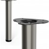 Walteco Nábytková noha okrúhla, priemer 60mm, výška 400mm, brúsený nikel , 50295 Walteco Nábytková noha okrúhla, priemer 60mm, výška 400mm, brúsený nikel , 50295