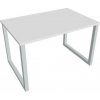 Hobis Pracovný stôl UNI O, 120x75,5x80 cm, biela/sivá Hobis Pracovný stôl UNI O, 120x75,5x80 cm, biela/sivá