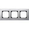 Rámček 3-násobný kov strieborná platina Merten ElegM (Schneider) Rámček 3-násobný kov strieborná platina Merten ElegM (Schneider)