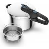 Tlakový hrniec SECURE TRENDY P2584401 8 l, nerezová oceľ, Tefal Tlakový hrniec SECURE TRENDY P2584401 8 l, nerezová oceľ, Tefal