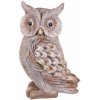 Záhradná dekorácia Sova, sivá, 24 x 22 x 40 cm Záhradná dekorácia Sova, sivá, 24 x 22 x 40 cm