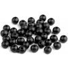 Drevené korálky Ø8 mm - čierna (500 g) Drevené korálky Ø8 mm - čierna (500 g)
