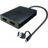 i-tec USB-A/USB-C Dual 4K HDMI Video adaptér CADUAL4KHDMI I-Tec i-tec USB-A/USB-C Dual 4K HDMI Video adaptér CADUAL4KHDMI I-Tec