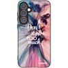 Picasee silikónový čierny obal pre Samsung Galaxy A55 5G A556B - Nemysli toľko Picasee silikónový čierny obal pre Samsung Galaxy A55 5G A556B - Nemysli toľko