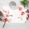 Biante Teflónové prestieranie na stôl TF-023 Červené ruže na bielom 35x45 cm Biante Teflónové prestieranie na stôl TF-023 Červené ruže na bielom 35x45 cm