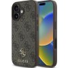 Guess PU 4G Small Metal Logo MagSafe Case for iPhone 16 Plus Brown (57983129990)