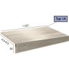 Karndean International Ecoline Step - Schod bez nosu - 1A/9502 Gaštan bielený Karndean International Ecoline Step - Schod bez nosu - 1A/9502 Gaštan bielený