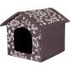 Chovatelská stanice HOBBYDOG Flower - hnědá R1 Chovatelská stanice HOBBYDOG Flower - hnědá R1