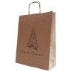 Taška papierová stáčané ušká 320x120x410 mm Hnedá Vianoce Taška papierová stáčané ušká 320x120x410 mm Hnedá Vianoce