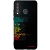 Picasee silikónový čierny obal pre Huawei P30 Lite - Motto života Picasee silikónový čierny obal pre Huawei P30 Lite - Motto života