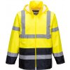 Portwest H443 Hi Vis Classic Rain Nepremokavá bunda žltá čierna