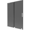 Mexen Velar, 2-krídlová posuvná vaňová zástena 130 x 150 cm, 8mm šedé sklo, biela matná, 896-130-000-41-20 Mexen Velar, 2-krídlová posuvná vaňová zástena 130 x 150 cm, 8mm šedé sklo, biela matná, 896-130-000-41-20