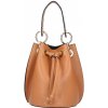 Vaková kožená kabelka 5319 Koňak