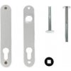 Locinox LOCINOX Set štítkov pre madlo a vložku, jednostranný, strieborný, 3025-HYB-BLIND-ALU Locinox LOCINOX Set štítkov pre madlo a vložku, jednostranný, strieborný, 3025-HYB-BLIND-ALU