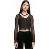 tričko URBAN CLASSICS Cropped Mesh Čierna tričko URBAN CLASSICS Cropped Mesh Čierna