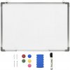 vidaXL Magnetická tabuľa stierateľná za sucha biela 70 x 50 cm oceľ vidaXL Magnetická tabuľa stierateľná za sucha biela 70 x 50 cm oceľ