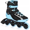 MrsFIT Dámské fitness kolieskové korčule, čierno-modré, ABEC7 Carbon, veľ. 41