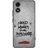 Picasee silikónový čierny obal pre Motorola Moto E14 - Grey Drift Picasee silikónový čierny obal pre Motorola Moto E14 - Grey Drift