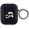 Karl Lagerfeld PU Embossed Karl and Choupette Heads Puzdro na AirPods 1/2 KLA2PGKCPK